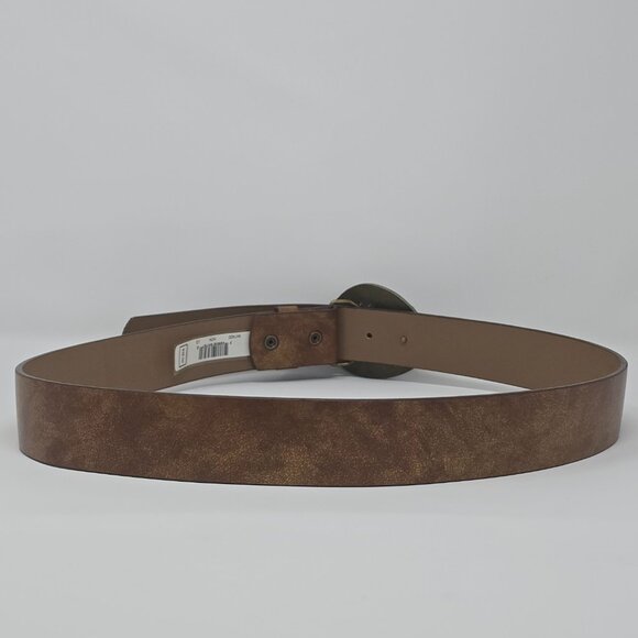 Guess Brown Boho Belt with Stone and Beaded Teardrop Buckle Size Large - Picture 6 of 11